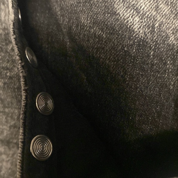 Rebecca Minkoff High rise Baggy Jeans, Size 16W Color Acid Washed Black - Picture 4 of 13